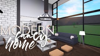 Bloxburg  Modern Fancy Mansion  140k  House Build [upl. by Illoh]