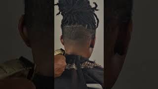 fadecut hairsalon barberingcommunity barbershop asmrhairstyle locs dreads [upl. by Eberhart]