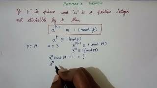 Fermats Theorem with Example  Mathematical Foundation for Asymmetric Encryption Explained in Tamil [upl. by Orest]