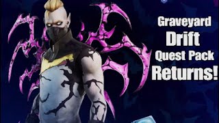 GRAVEYARD DRIFT PACK Has Returned  DRIFTWALKER  Fortnite Item Shop  PS5 [upl. by Leidgam]