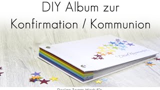 DIY Album für Kommunion  Konfirmation [upl. by Ennaeilsel]