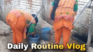 Daily Routine Vlog Cloths Washing Vlog Pakistani Family pakistan village routinevlog [upl. by Ailerua]