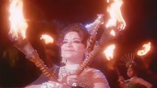 Raat Andhiyari Bhadkee Chingari  Video Song  Sandhya Dance Song  Lata Mangeshkar  Pinjra Songs [upl. by Ardek]