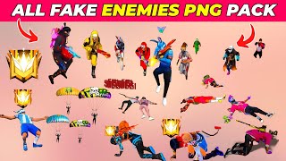 Fake enemies character png pack download for thumbnail editing like zara ff [upl. by Urania]