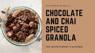 Chocolate and Chai Spiced Granola [upl. by Sayce372]