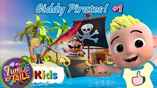 😀🌴 Benny the Explorer and the Giddy Pirates 1 ☠️  Childrens Songs and Nursery Rhymes [upl. by Dodd]