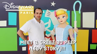 Disneyland Paris July 2024 Meet amp Greet Bo Peep Toy Story movies [upl. by Vin]