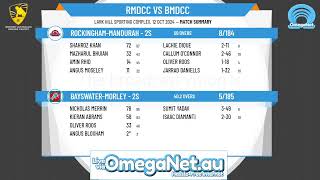 RockinghamMandurah  2s v BayswaterMorley  2s [upl. by Wira]