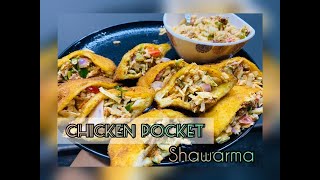 Chicken Pocket Shawarma  Easy and Tasty Ifthar Snack Recipe shorts  Anfashazs World [upl. by Ardena620]