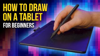 How to Use a DRAWING TABLET for Beginners 🖍️ [upl. by Hinda]