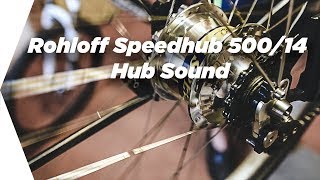 Rohloff Speedhub 50014 Hub Sound [upl. by Ytirahs747]