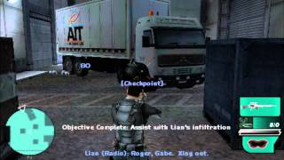 Syphon Filter Dark Mirror Mission 20 PSPHD [upl. by Anaid140]