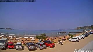 20240621 Arillas Corfu Live Webcam [upl. by Eirlav477]