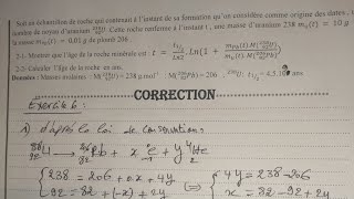 Série dexercices corrigés partie 3 2Bac Sciences Décroissance Radioactif [upl. by Anawek]