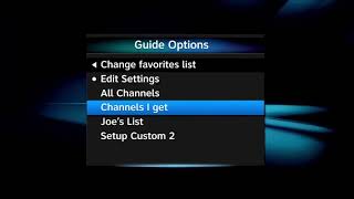 How To Customize DIRECTV HD Channel Guide [upl. by Angrist]