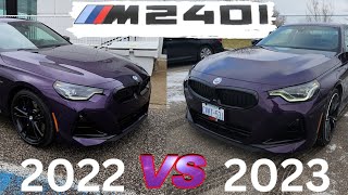 BMW M240i G42 2022 vs 2023 My Thoughts After Owning Both [upl. by Addis221]