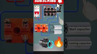 Reverse switch wiring for 220V motor  shorts 🔥 [upl. by Davina]