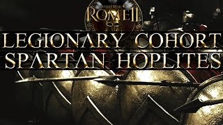 Total War Rome II Testing Swords  Spartan Hoplites vs Legionary Cohort [upl. by Stoddard574]