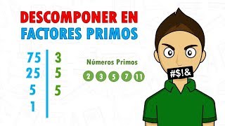 DESCOMPONER UN NUMERO EN FACTORES PRIMOS Super facil  Para principiantes [upl. by Asle827]