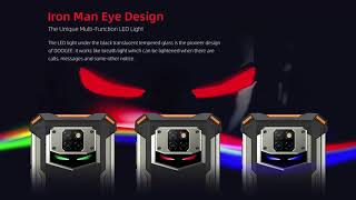 DOOGEE S88 PRO Iron Man Eye Design [upl. by Nitniuq478]