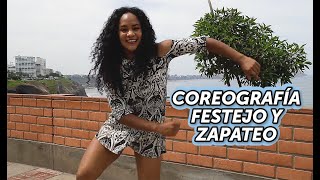 ¡LE DIJE A PAPÁ  EVA AYLLÓN  NUEVA COREOGRAFÍA 💛  ¡Festejo y zapateo [upl. by Phiona]