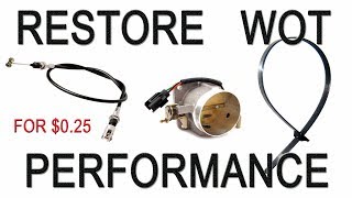 Honda CRV Wide Open Throttle Performance Enhancement  Throttle Cable Stretch Fix [upl. by Lered983]