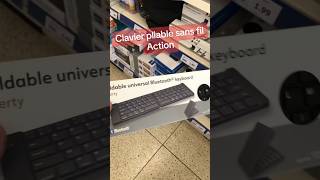 Mini clavier pliable Bluetooth chez Action clavier pc bluethooth magasinaction action [upl. by Amsed]