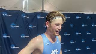 Parker Wofle Reacts To 7th Place At 2024 NCAA XC Championships North Carolina 6th Place Team Finish [upl. by Assirehs]