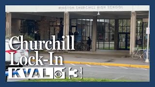 Churchill and Other Eugene Schools LockedIn After Continued Threats [upl. by Atnoled]