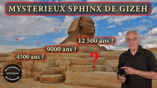 Le Sphinx de Gizeh atil 12 500 ans [upl. by Aissila]