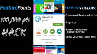 FEATURE POINTS HACK 2017 WORKING IOS  ANDROID PROOF [upl. by Ihculo]