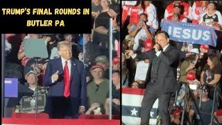 Trump Making His Final Rounds in Butler PA [upl. by Jeggar]