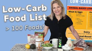 What Can You Eat on a Low Carb Diet Full Food List [upl. by Goodhen]