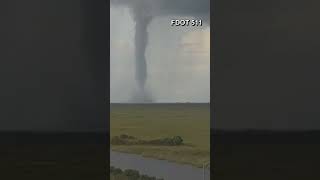 Tornado spotted in Florida as Hurricane Milton fast approaches [upl. by Ayor855]