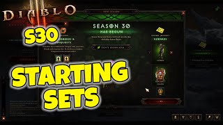 Staring Sets and Conquests Diablo 3 Season 30 [upl. by Dede]