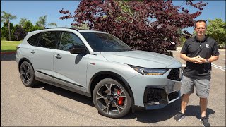 Is the 2025 Acura MDX Type S a BETTER performance luxury SUV than a BMW X5 [upl. by Halyak]