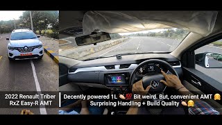 2022 Renault Triber RXZ EasyR AMT P  Tamil Review  E2  Driving Experience  Explained [upl. by Madelena]