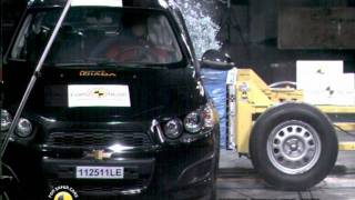 Euro NCAP  Chevrolet Aveo  2011  Crash test [upl. by Nautna]