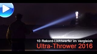 10 UltraThrower Taschenlampen im Vergleich 2016 [upl. by Kynan]