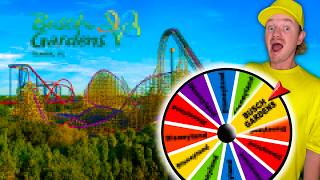 MYSTERY WHEEL Decides Which THEME PARK I Visit  Episode 3 [upl. by Schrader]