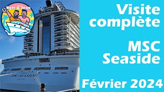 Visite complète MSC SEASIDE [upl. by Salb]