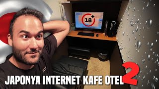 JAPONYADA TEKRAR İNTERNET KAFE OTELDE KALDIM [upl. by Llemert9]