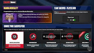 2K24 MAMBA MENTALITY BADGE TUTORIAL FASTEST TAKEOVER PERK METHOD SECOND CHANCE amp MINIMIZER PERKS [upl. by Sweyn]