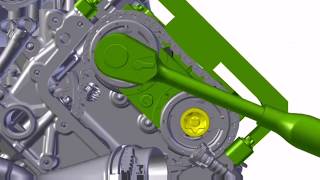 MercedesAMG M177 V8 Biturbo Engine Setting Camshaft Timing [upl. by Nnairahs689]