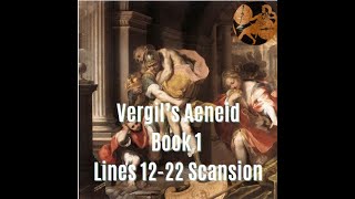 Aeneid Book 1 Lines 1222 Scansion [upl. by Leunas]