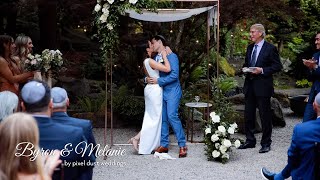 Byron  Melanie  Wedding MiniHighlight Film  JM Cellars Woodinville Washington [upl. by Etolas]