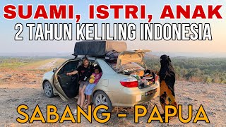 MOBIL SEDAN DIBUAT MENJADI RUMAH DAN DIPAKAI KELILING INDONESIA KELUARGA NEKAD  Campervan [upl. by Oliana]