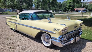 Possibly The Most Original 1958 Chevrolet Impala In Existence With Factory Air Ride 37k Miles [upl. by Lydie]