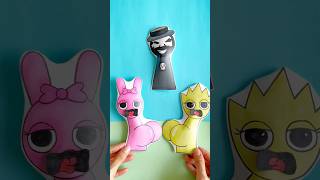 Incredibox Sprunki Cosmetics Surgery  Jiggly Big Balloon Pinki amp Owakcx Squishy Paper [upl. by Gilda]