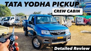 710 Lakh 2024 New Tata Yodha Pickup 🛻 Crew Cabin  Specifications amp Features Reviewvikasvlogs11 [upl. by Gnad]